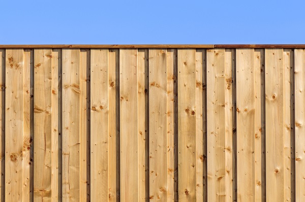 Houten schutting